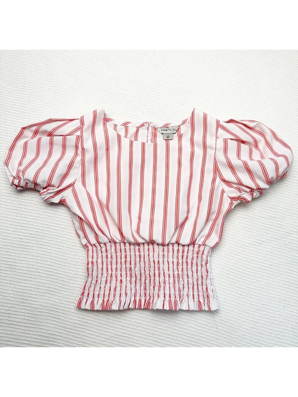 Habitual Kids stretch striped blouse top Sz 3t
